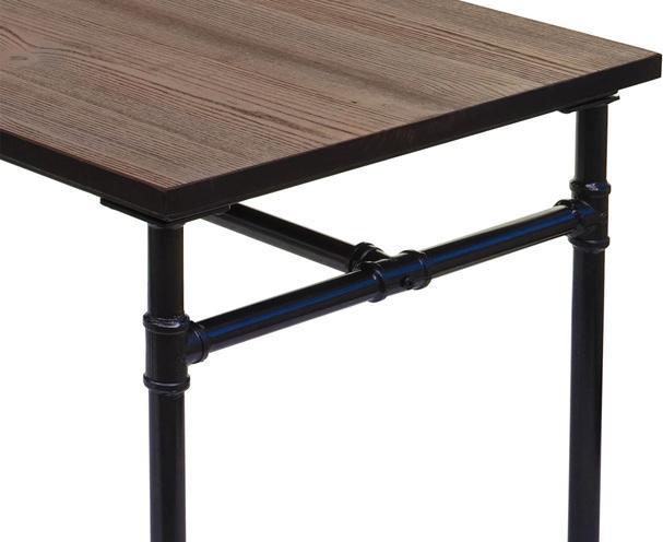 Image du produit Swisshandel24 Salle à manger ensemble HWC-H10, 4x chaise de salle à manger Table de salle à manger, bois d'orme