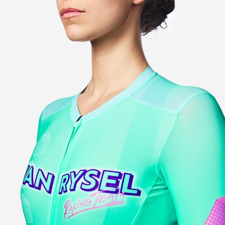 Produktbild Van rysel Radtrikot Rennrad kurzarm Sommer Racer 2 Aquamarin (S)