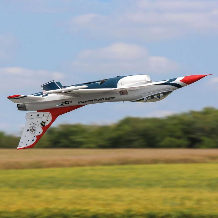 Immagine prodotto E-Flite FLIEGER F-16 THUNDERBIRD 813mm EP BNB mit AS3X/SAFE TECHNOLOGY BNF BASIC (Jet)