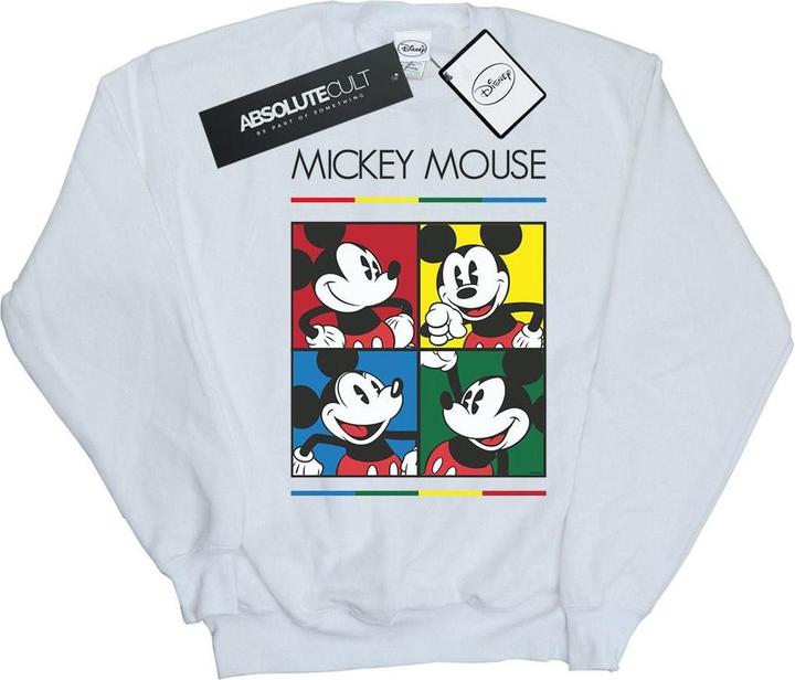 Disney Mickey Mouse Square Colour Sweatshirt (S)