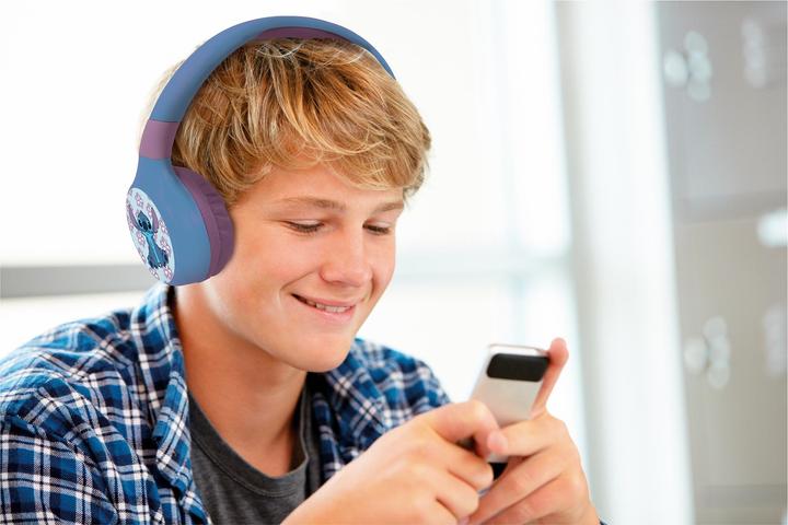 Image du produit Lexibook Casque Bluetooth/Câble 2 en 1 Stitch Bleu