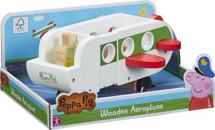 Peppa Pig PEPPA PIG HOLZFLUGZEUG + MRS RUBIT 07211