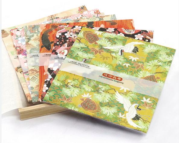 Image du produit Kamiiso Origami Washi papier Chiyogami, 18 motifs (15 x)