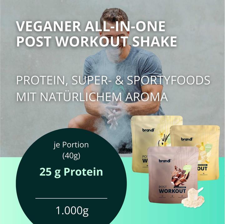 Immagine prodotto Brandl-Nutrition Pulver Post Workout 2.0 Whey Schokolade 1000 g (Cioccolato, 1 pz., 1000 g)