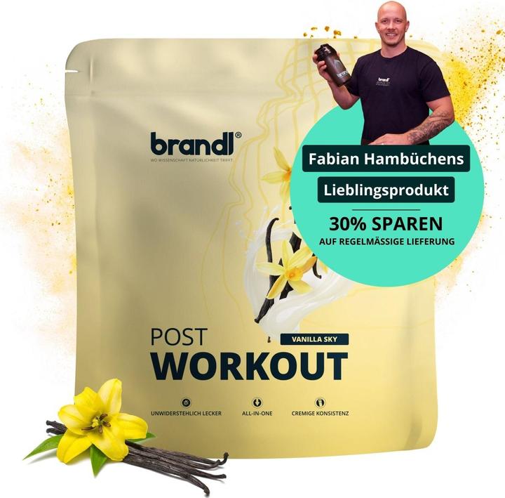 Actual product image Brandl-Nutrition Pulver Post Workout 2.0 Whey Vanille 1000 g (Vanilla, 1 pcs., 1000 g)