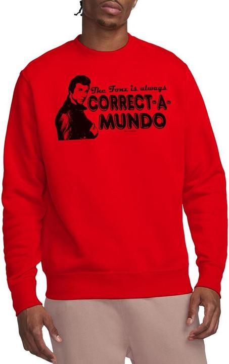 Actual product image Happy Days Unisex Adult Correct A Mundo Sweatshirt (L)