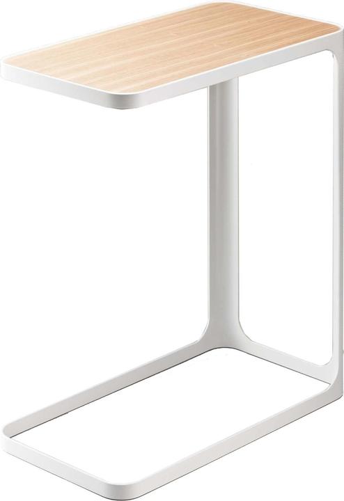 Image du produit Yamazaki Frame table d'appoint, frêne, blanc (24 x 45 x 52 cm)