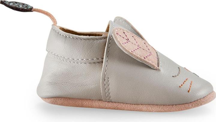 Produktbild Moulin Roty Lederschühchen Kaninchen grau Après la Pluie 6/12 Monate (12)