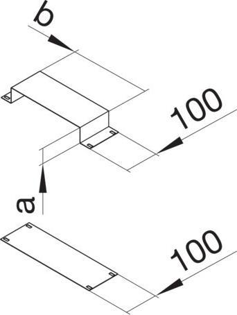 Produktbild Hager UKM240380 (Kabeldurchlass, 15 cm)