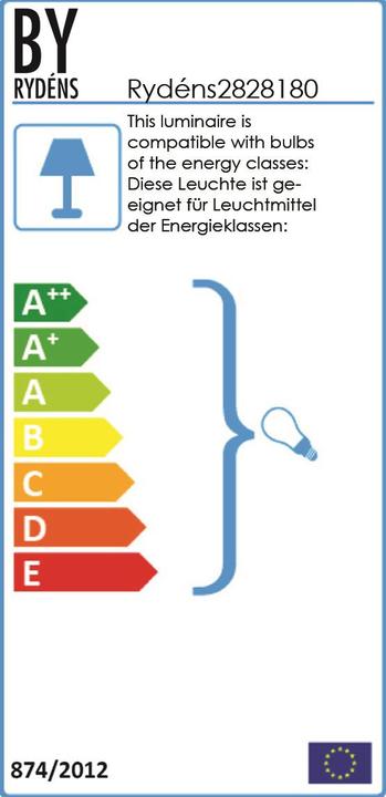 Energie-Label By Rydens Sunshine (E27)
