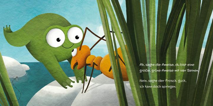 Actual product image Die Ameise und der Frosch (German)