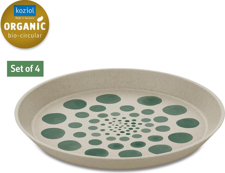 Produktbild Koziol Frühstücks- & Dessertteller Connect Monstera 4 Stück (4 x, 20.50 cm)