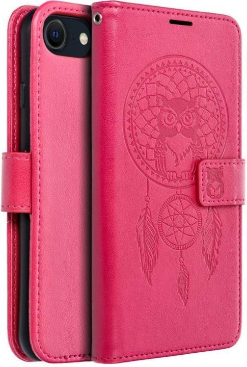 Actual product image OEM Back panel cover MEZZO Book case for IPHONE 7 / 8 / SE 2020 / SE 2022 dreamcatcher magenta (Apple iPhone SE (3rd Gen), Apple iPhone SE (2nd Gen), Apple iPhone 7)