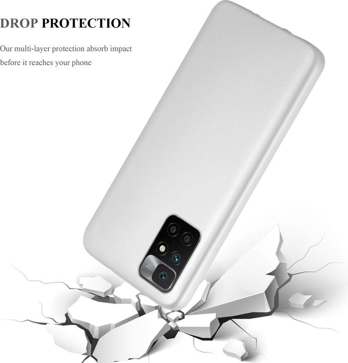 Image du produit Cadorabo TPU Matt Metallic Cover (Xiaomi Redmi 10, Xiaomi Redmi Note 11)