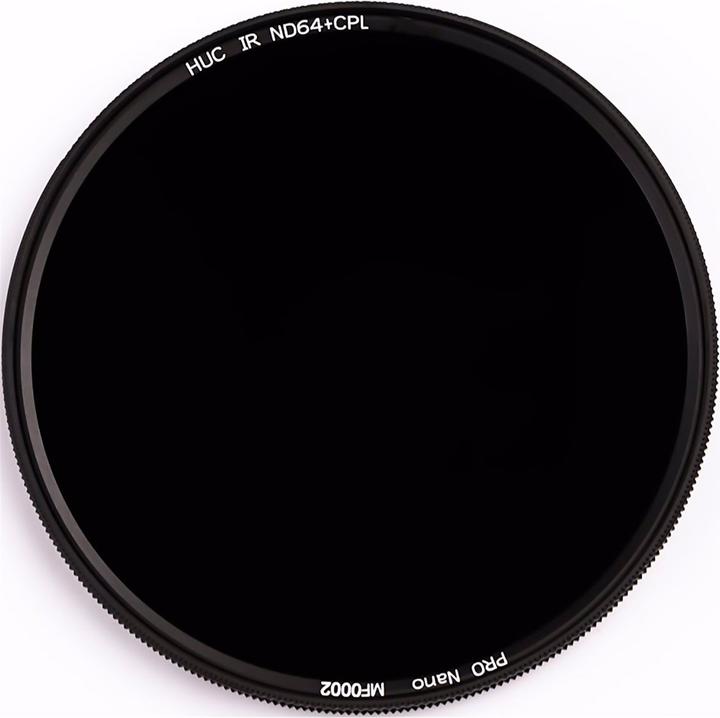 Nisi Filtre gris Pro Nano IR ND64 + CPL 62mm (Filtre gris neutre)