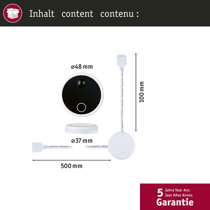 Actual product image Paulmann MaxLED Wireless PIR & Touch Sensor Set