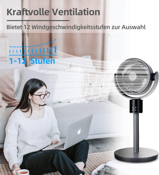 Image du produit Be Cool BC18STTIDC Ventilator 2 in 1 Stand- und Tischventilator