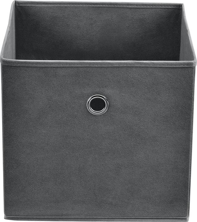 Produktbild En.Casa Faltbox 10er-Set 30x30x28 cm Vliesstoff Dunkelgrau (30 x 30 x 28 cm, 25.20 l)