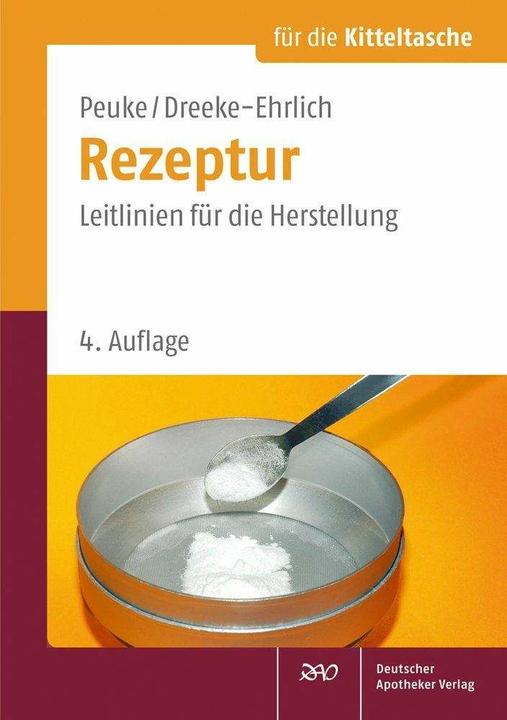 Produktbild Rezeptur für die Kitteltasche (Deutsch, Martina Dreeke-Ehrlich, Claudia Peuke, 2013)