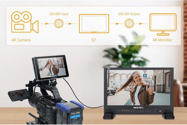 Image du produit Feelworld S7 12G-SDI Monitor (10.10", Full HD)
