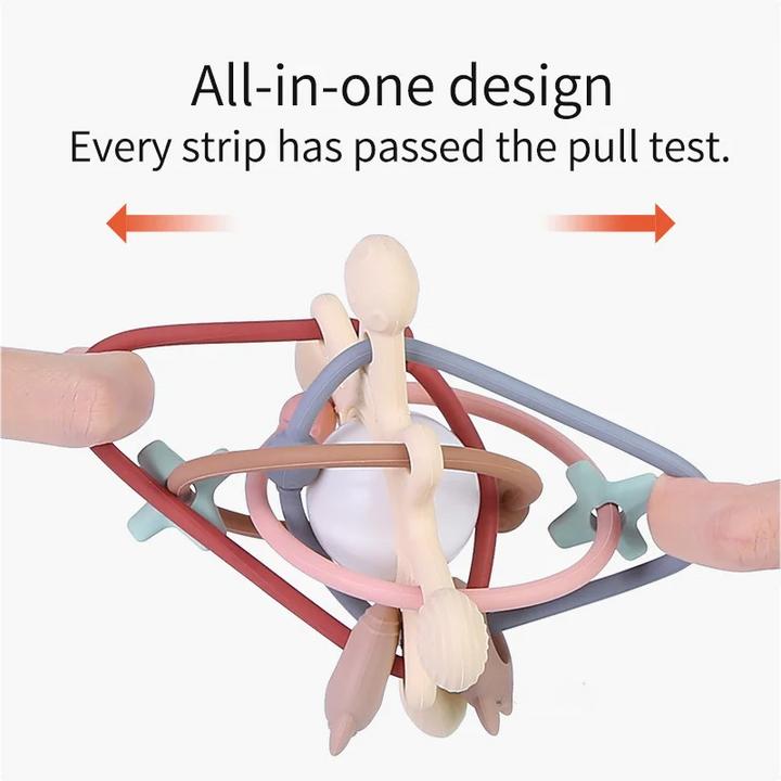 Immagine prodotto Activity Board Sonaglio e Teether Sensoriale Palla in Silicone Giocattolo neonato per bambini Giochi per lo