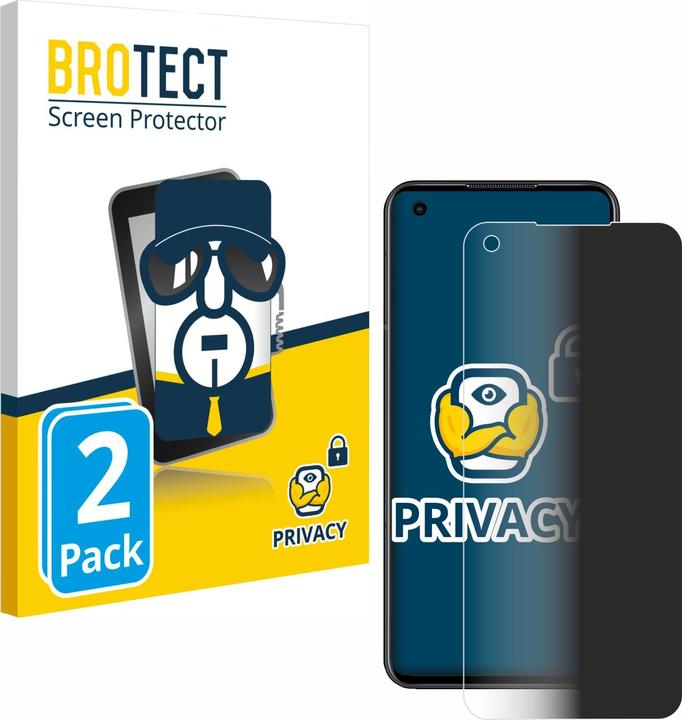 Produktbild BROTECT Sichtschutzfolie Anti-Spy Privacy Folie Blaulicht-Schutz (2 Stück, Asus Zenfone 10)