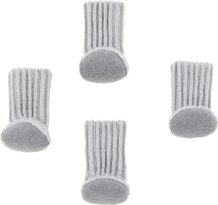 Produktbild JTI 4x Möbelsocken - Grau (Stuhlsocken, 4 Stück)
