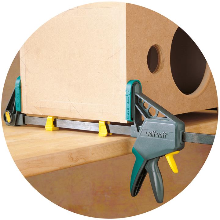 Immagine prodotto wolfcraft Einhandzwinge EHZ „PRO“ 100/450 mm (450 mm)