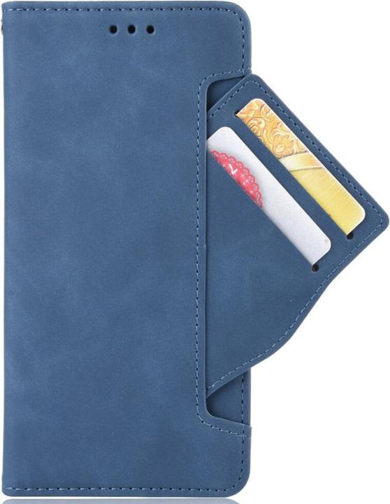 Produktbild Cover-Discount OPPO Reno8 - Etui mit vielen Kartenfächer dunkelblau (Oppo Reno 8)