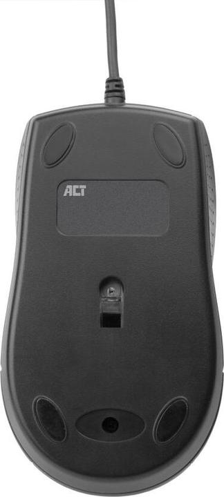 Image du produit Souris optique filaire pleine taille 1000 DPI, clic silencieux, écologique, fabriquée à partir de (Filaire)