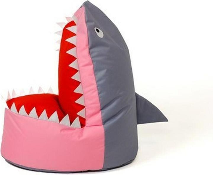 Actual product image Go Gift Sako bag pouffe shark grey-pink XXL 100 x 60 cm