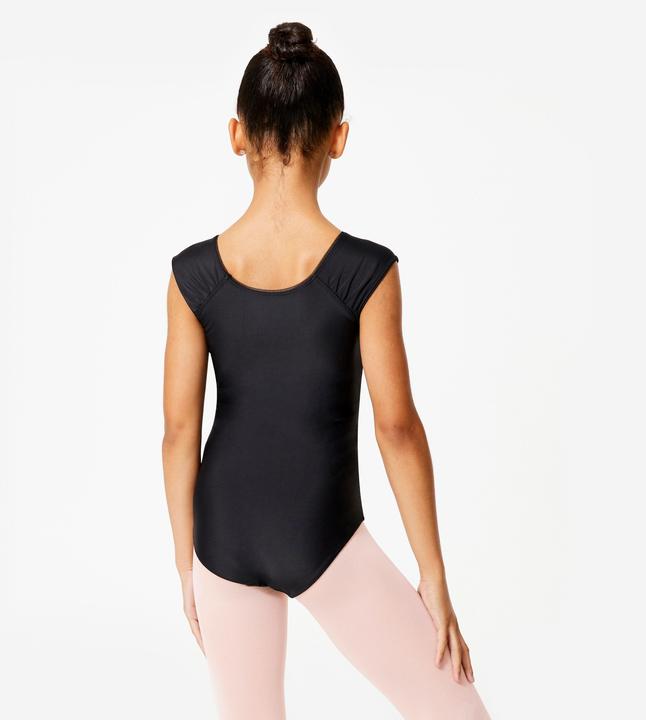 Produktbild Starever Tanzbody kurzarm Mädchen schwarz (12, 13, 14)