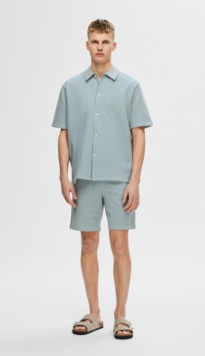 Immagine prodotto Selected Homme Camicia a maniche corte in seersucker (L)
