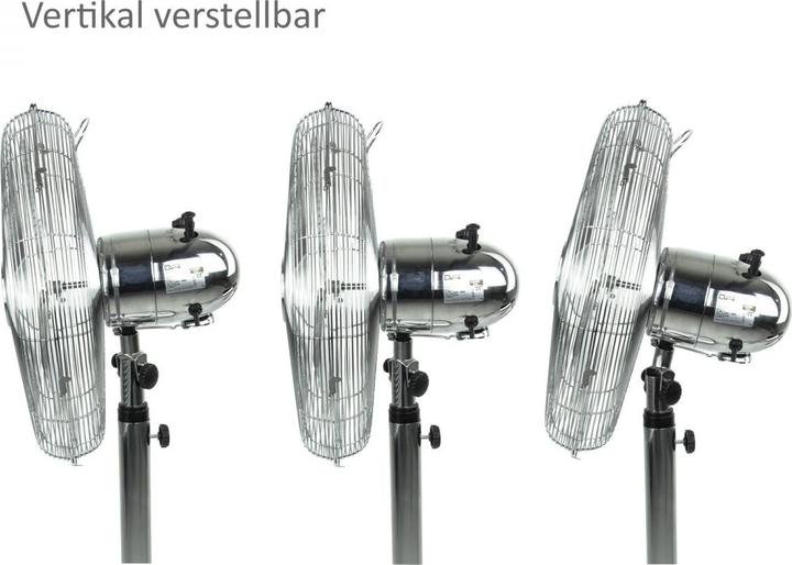 Immagine prodotto Dema Ventilatore a piedistallo cromato 40 cm