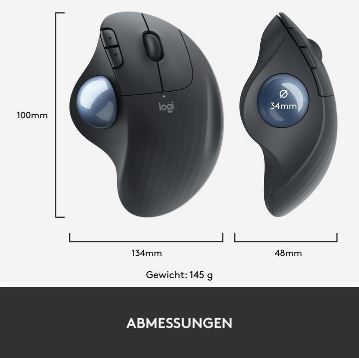 Actual product image Logitech Ergo M575 for Business (Wireless)