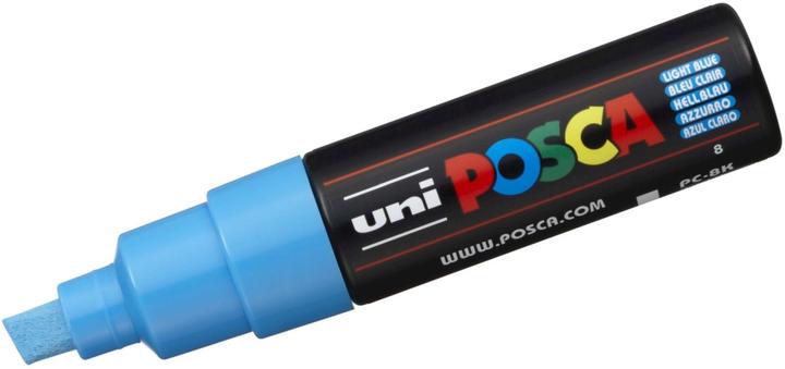 Actual product image Posca Marker PC-8K wedge tip (Blue, 8 mm, 1 x)