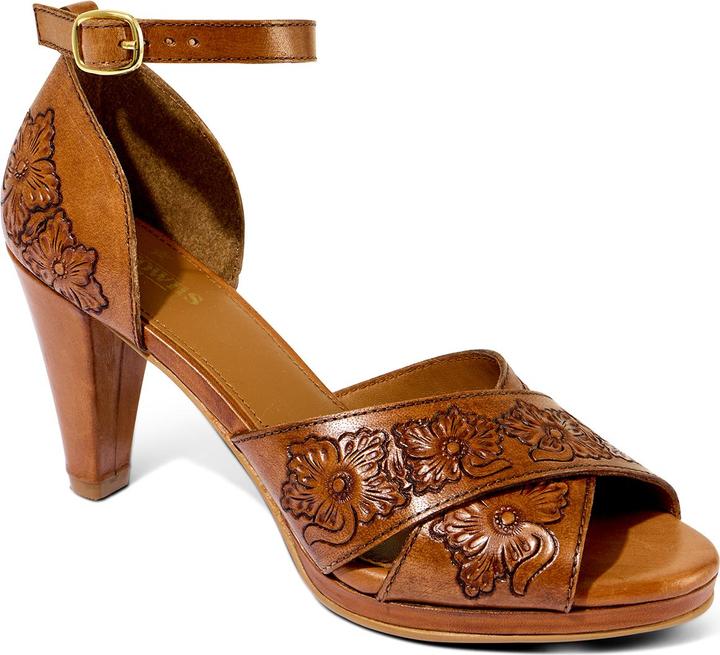 Produktbild Joe Browns Floral Embossed Leather Heels (41)