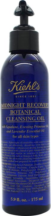 Actual product image Kiehl's Midnight Recovery Botanical Cleansing Oil (Cleansing lotion, Oils, 175 ml)