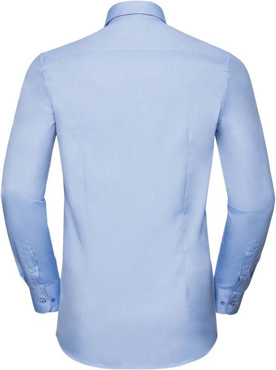 Actual product image Russell Long sleeve contrast herringbone pattern shirt (48)
