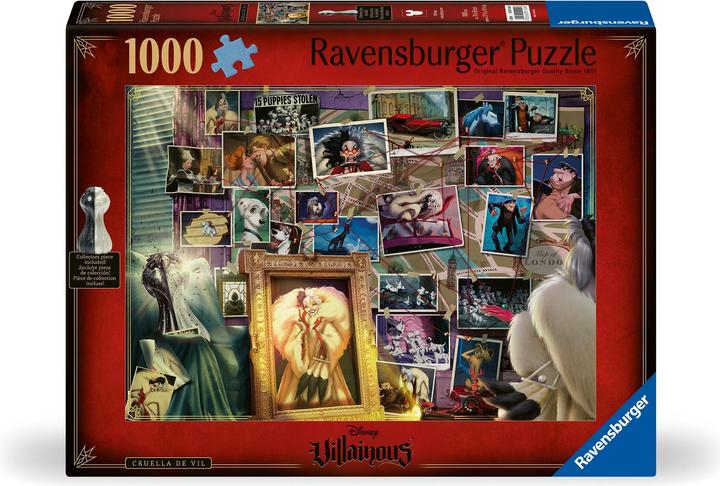 Immagine prodotto Ravensburger Puzzle Villainous Cruella de Vil 1000p (12001124) (1000 pezzi)