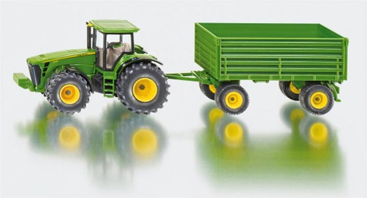 Produktbild Siku John Deere Traktor mit Anhänger