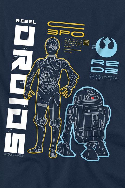 Actual product image Star Wars Childrens/Kids Rebel Droids T-Shirt (116)