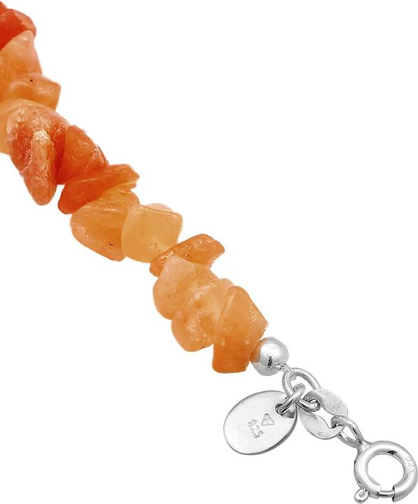Actual product image Elli Gemstone necklace (Plastic, 925 sterling silver, Aventurine, 40 cm)