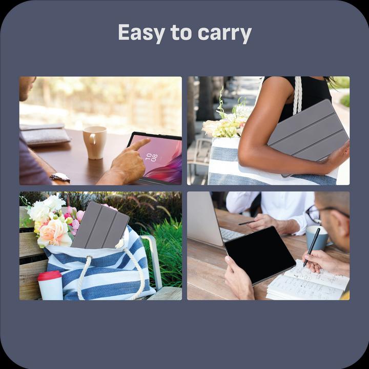 Actual product image Cazy Premium Smart Case Compatible with Lenovo Tab M9 - Protective Case Cover - Auto Sleep/Wake Up (Lenovo Tab M9)
