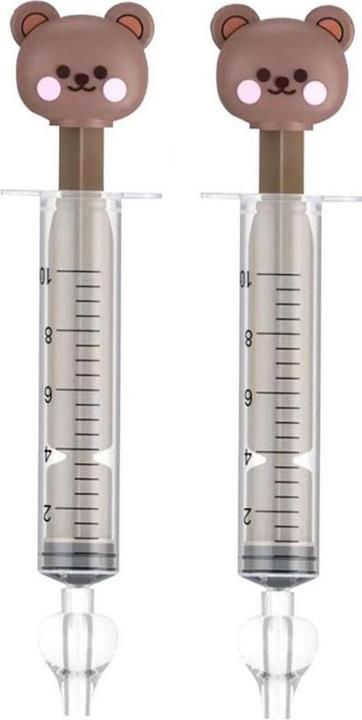 Actual product image Vog Protect Baby Bear nasal syringes x2