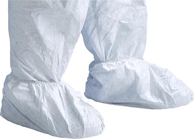 Dupont Kit de surchaussures, Tyvek 500, blanc, Type : PVC (42, 43, 44, 45, 46)