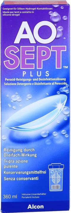 Produktbild AOSept Peroxid Reinigungs- und Desinfektionslösung, 360 ml (Peroxid-System, 360 ml)