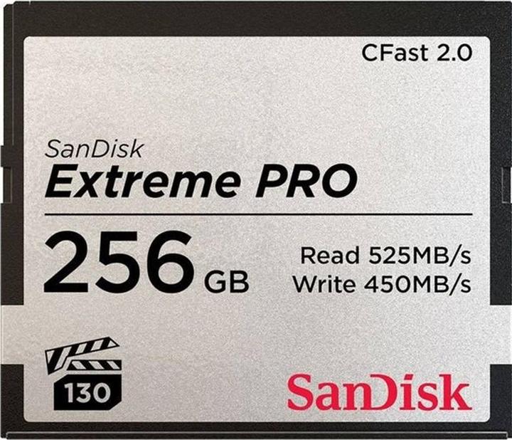SanDisk Cfast Card Extreme PRO (256 GB, CFast 2.0)