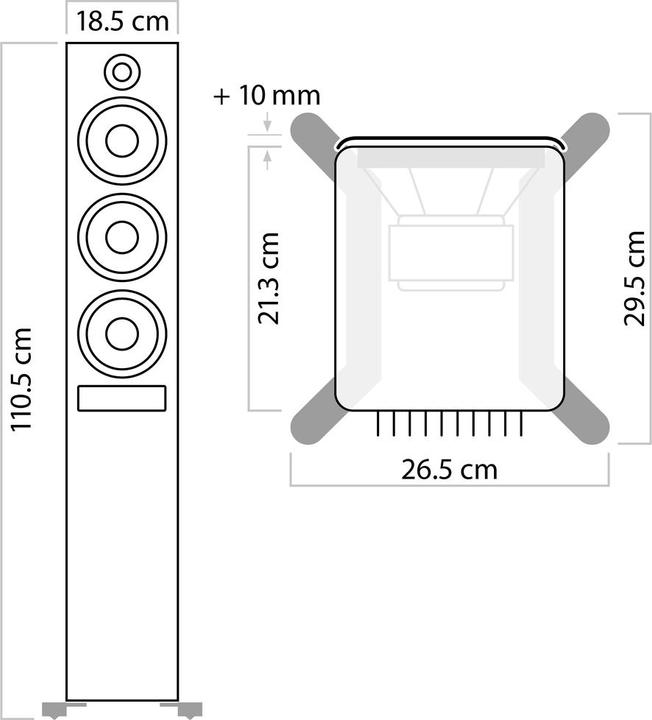 Immagine prodotto Nubert nuPro XS-6000 RC (1 pz., 480 W)