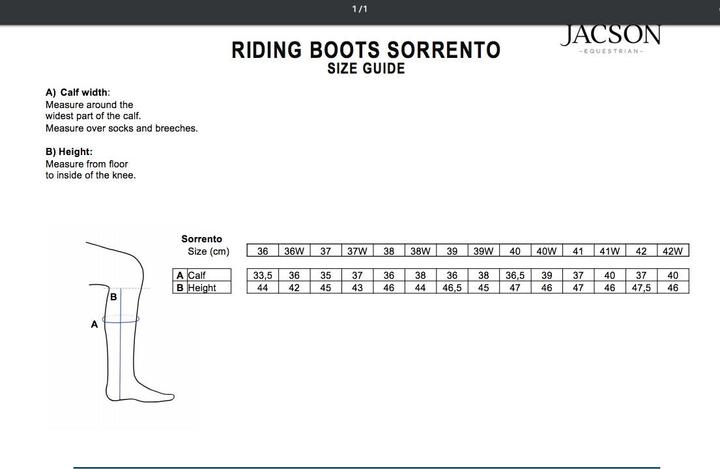 Immagine prodotto Jacson Sorrento Reitstiefel aus Leder (41)